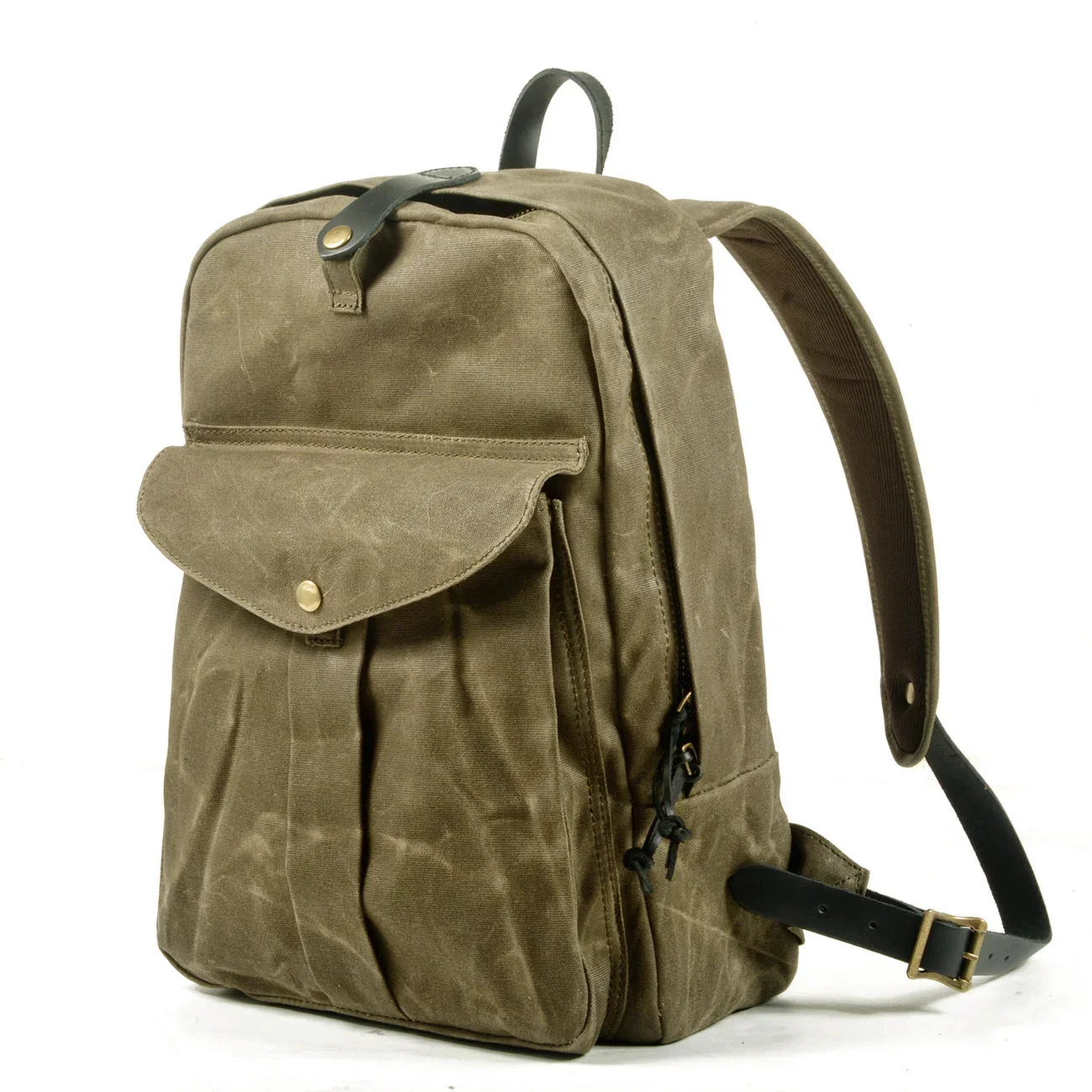 American Retro Waterproof Oil Wax Canvas Knapsack Unisex Computer Travel School Bag Outdoor Mountaineering Hiking Backpack
American Retro Waterproof Oil Wax Canvas Knapsack Unisex Computer Travel School Bag Outdoor Mountaineering Hiking Backpack
