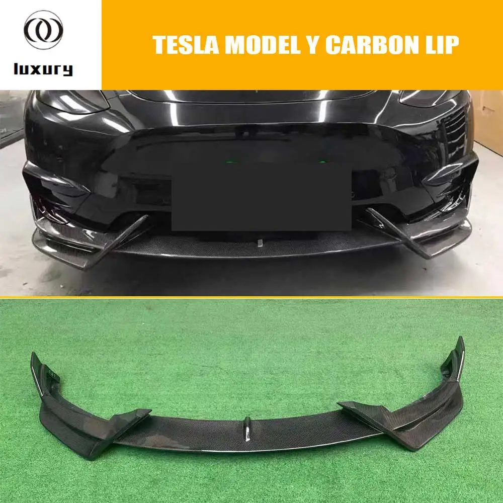 Передний бампер из углеродного волокна модели Y, спойлер для подбородка для Tesla 2020 и выше
Передний бампер из углеродного волокна модели Y, спойлер для подбородка для Tesla 2020 и выше