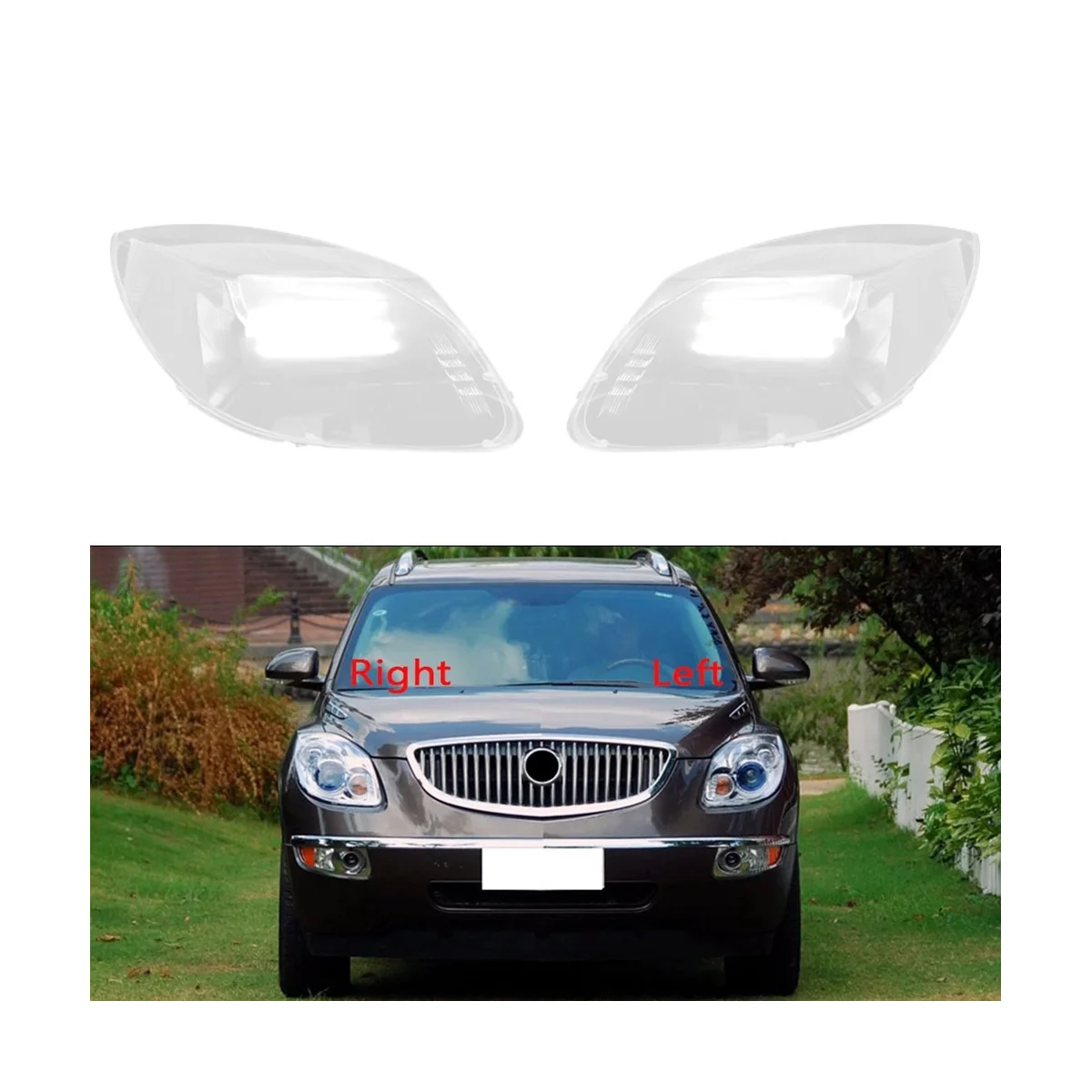 Car Left Headlight Shell Lamp Shade Transparent Lens Cover Headlight Cover for Buick Enclave 2009-2013
Car Left Headlight Shell Lamp Shade Transparent Lens Cover Headlight Cover for Buick Enclave 2009-2013