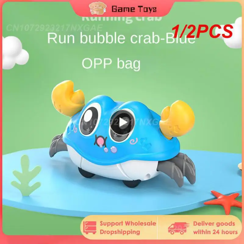 

1/2PCS Inertial Crawling Crab Montessori Baby Toys for 0-3 Years Old Toddler Birthday Gift Toy Learn To Climb Children