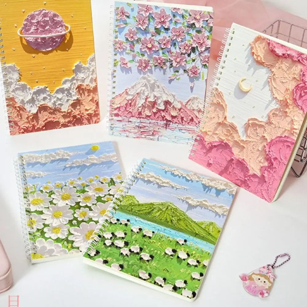 Detachable Loose-leaf Notebook Kawaii Oil Painting Series Writing Pads Notepad Book Cute 60 Sheets Coil Notepad Students Gift
Detachable Loose-leaf Notebook Kawaii Oil Painting Series Writing Pads Notepad Book Cute 60 Sheets Coil Notepad Students Gift