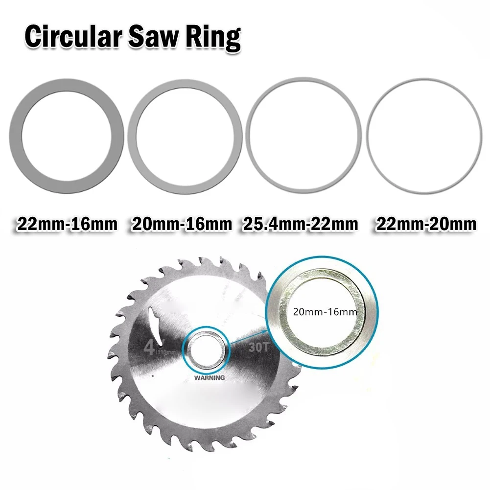 4Pcs Set Circular Saw Ring For Circular Saw Blade Reduction Ring Conversion Ring Cutting Disc Aperture Gasket Inner Hole Adapter
4Pcs Set Circular Saw Ring For Circular Saw Blade Reduction Ring Conversion Ring Cutting Disc Aperture Gasket Inner Hole Adapter