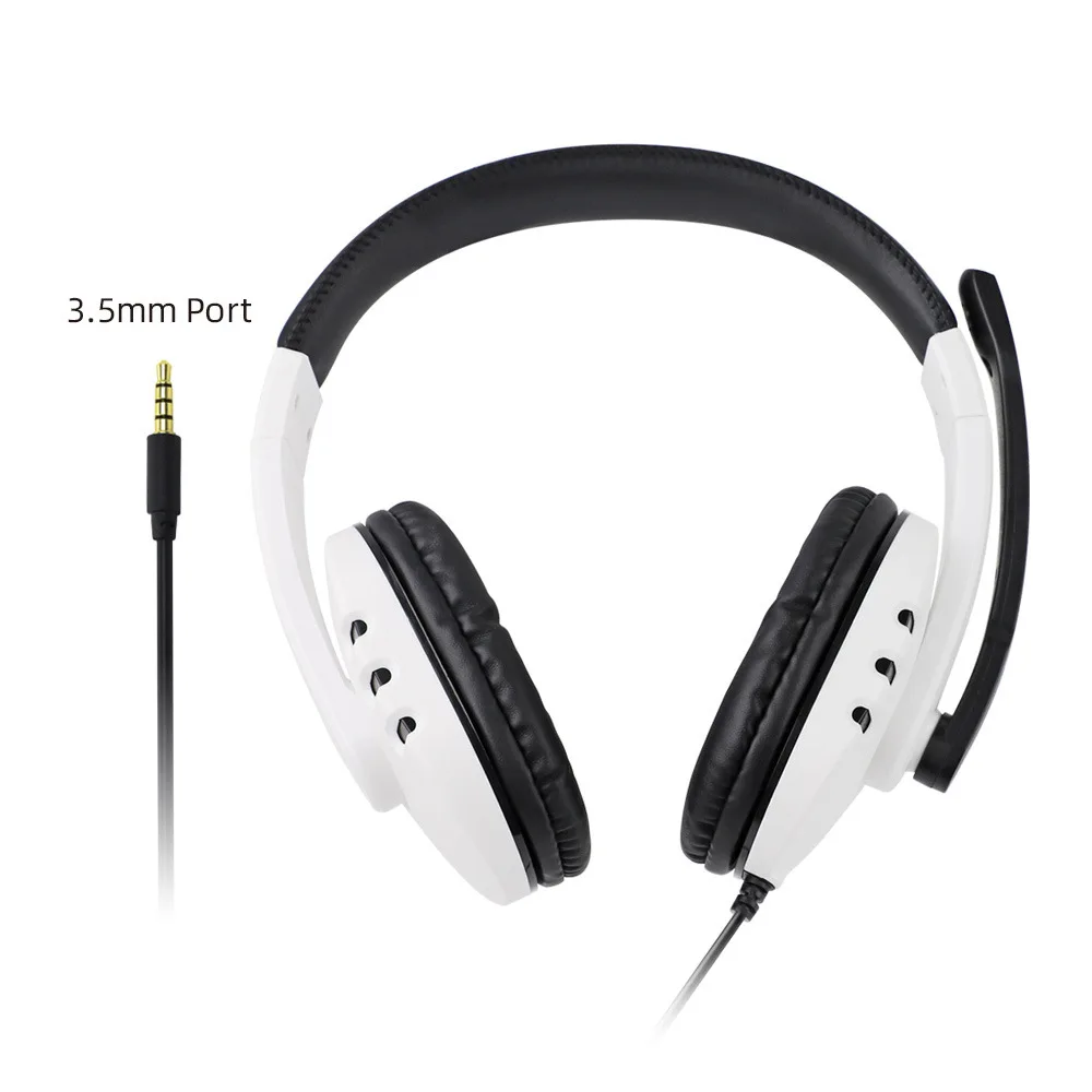 

for PS5 Wired Headset Gamer PC 3.5mm for Xbox One PS4 PC PS3 NS Headsets Surround Sound Gaming Overear Laptop Tablet Gamer