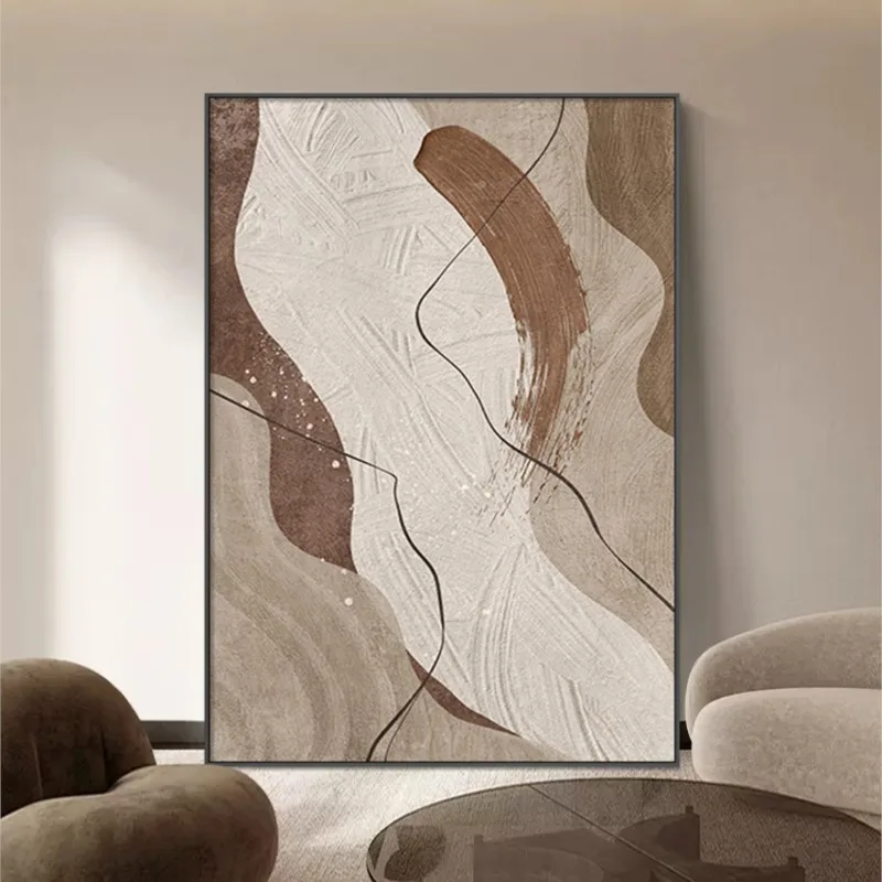 Pure Hand Drawing Oil Painting Silent Style Art Decorative Modern Minimalist Living Room Background Wall Abstract Hanging
Pure Hand Drawing Oil Painting Silent Style Art Decorative Modern Minimalist Living Room Background Wall Abstract Hanging