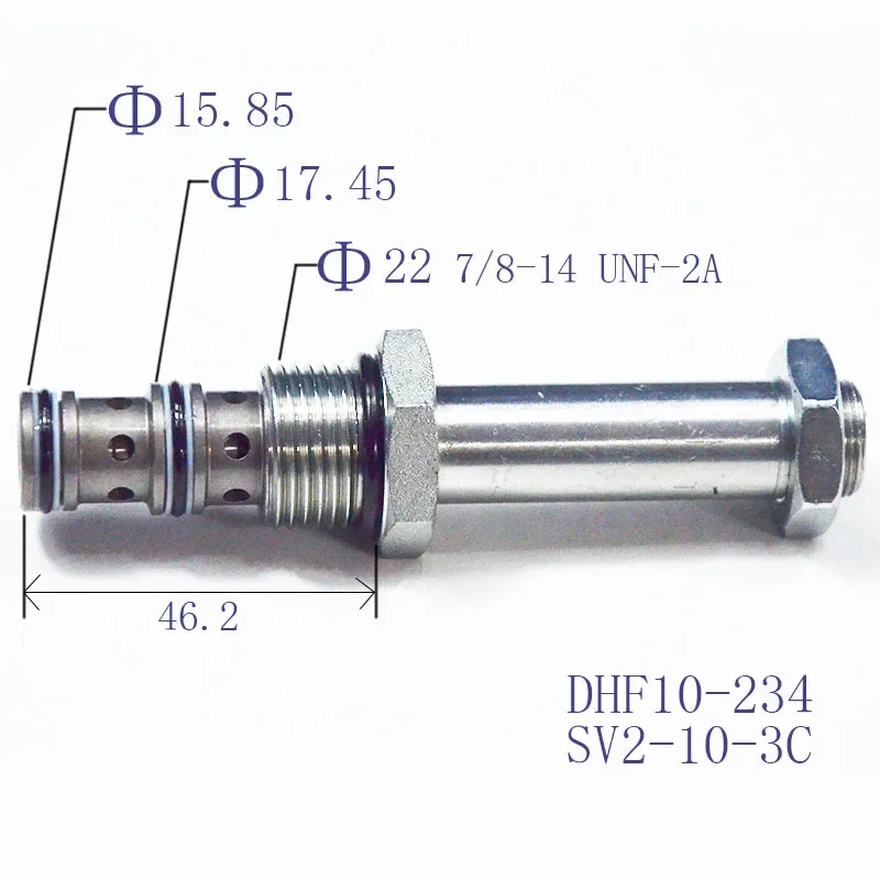 Two Position Three-way Hydraulic Threaded Plug-in Electromagnetic Directional Valve DHF10-234 SV2-10-3C
Two Position Three-way Hydraulic Threaded Plug-in Electromagnetic Directional Valve DHF10-234 SV2-10-3C