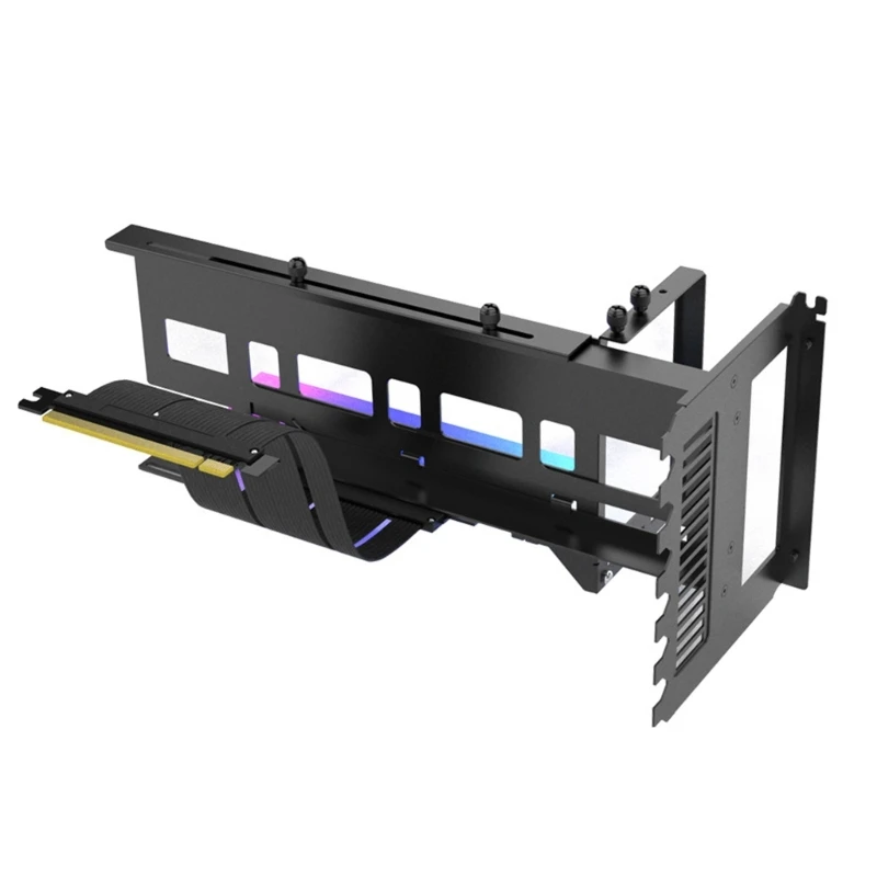 PCIE 4.0 x16 Vertical GPU Holder PC Graphics Card Steering Bracket Holder Replacement Kit for ATX PC
PCIE 4.0 x16 Vertical GPU Holder PC Graphics Card Steering Bracket Holder Replacement Kit for ATX PC