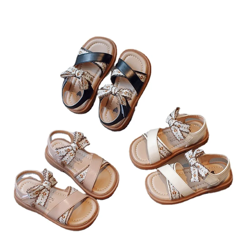 Girls Floral Bowknot sandals summer new soft soled children's princess shoes Baby beach shoe Korean Student shoes
Girls Floral Bowknot sandals summer new soft soled children's princess shoes Baby beach shoe Korean Student shoes