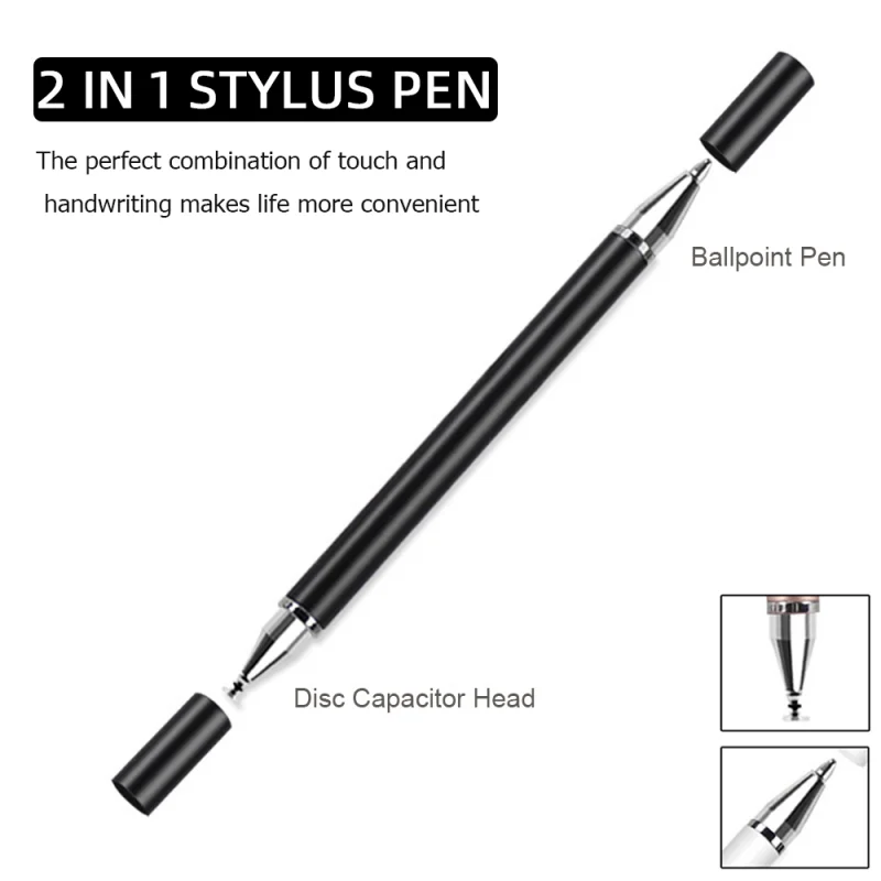 

2 In 1 Stylus Pen for Mobile Phone Tablet Drawing Pen Capacitive Pencil Universal Touch Screen Pen for iPad IPhone Android