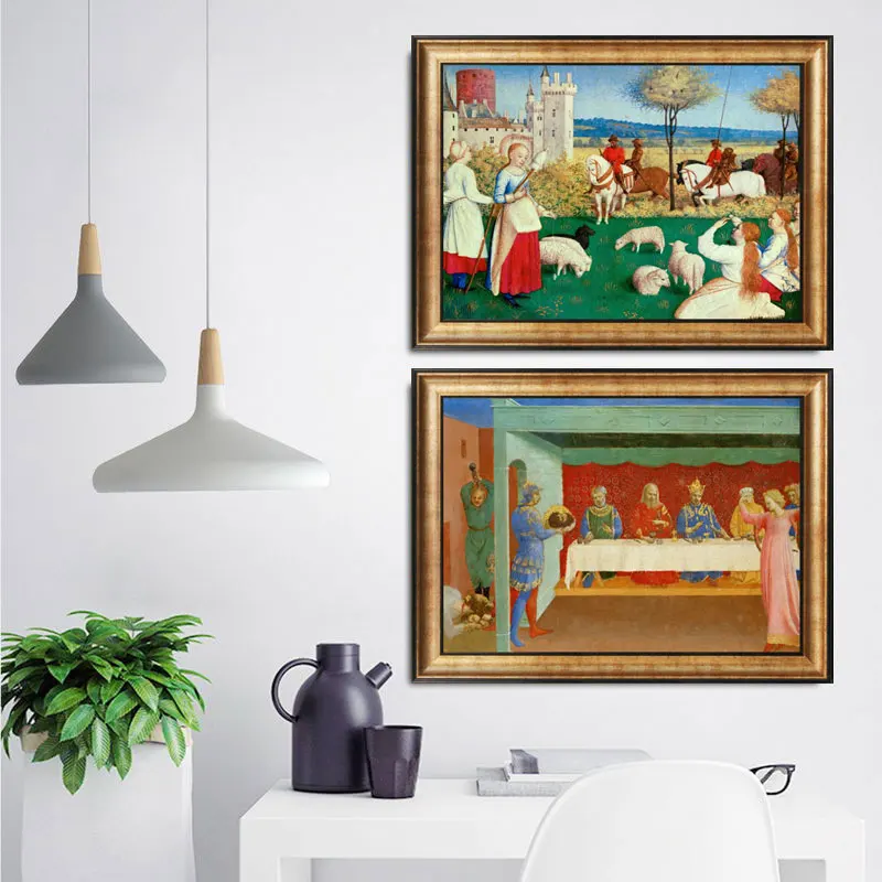 Canvas Prints 《 Les Heures d’Etienne Chavalier》Famous Oil Painting Classic Wall Art Artwork Decorative Picture for Room Home Dec
Canvas Prints 《 Les Heures d’Etienne Chavalier》Famous Oil Painting Classic Wall Art Artwork Decorative Picture for Room Home Dec