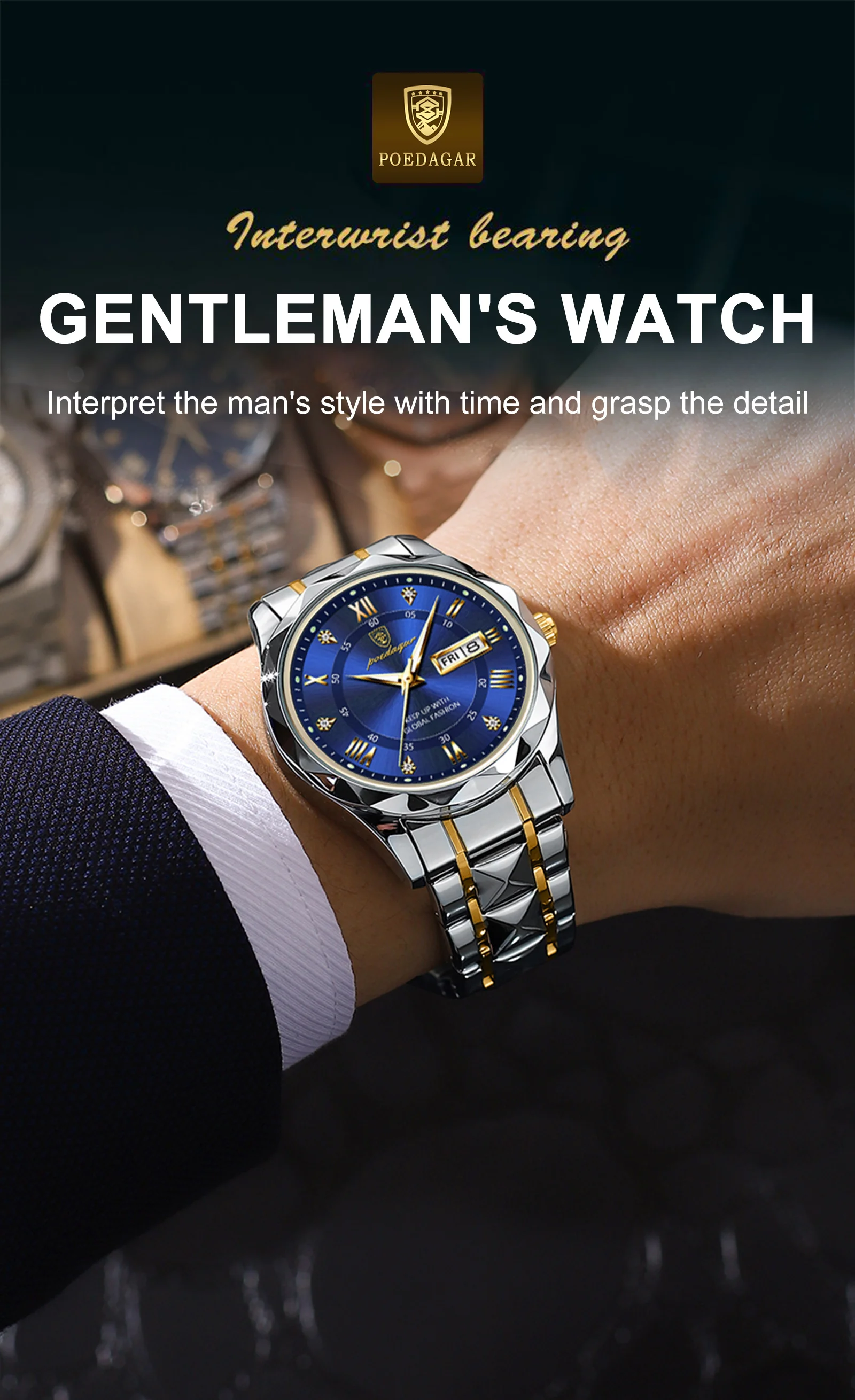 Luxury Men Quartz Watch Luxury Men Quartz Watch