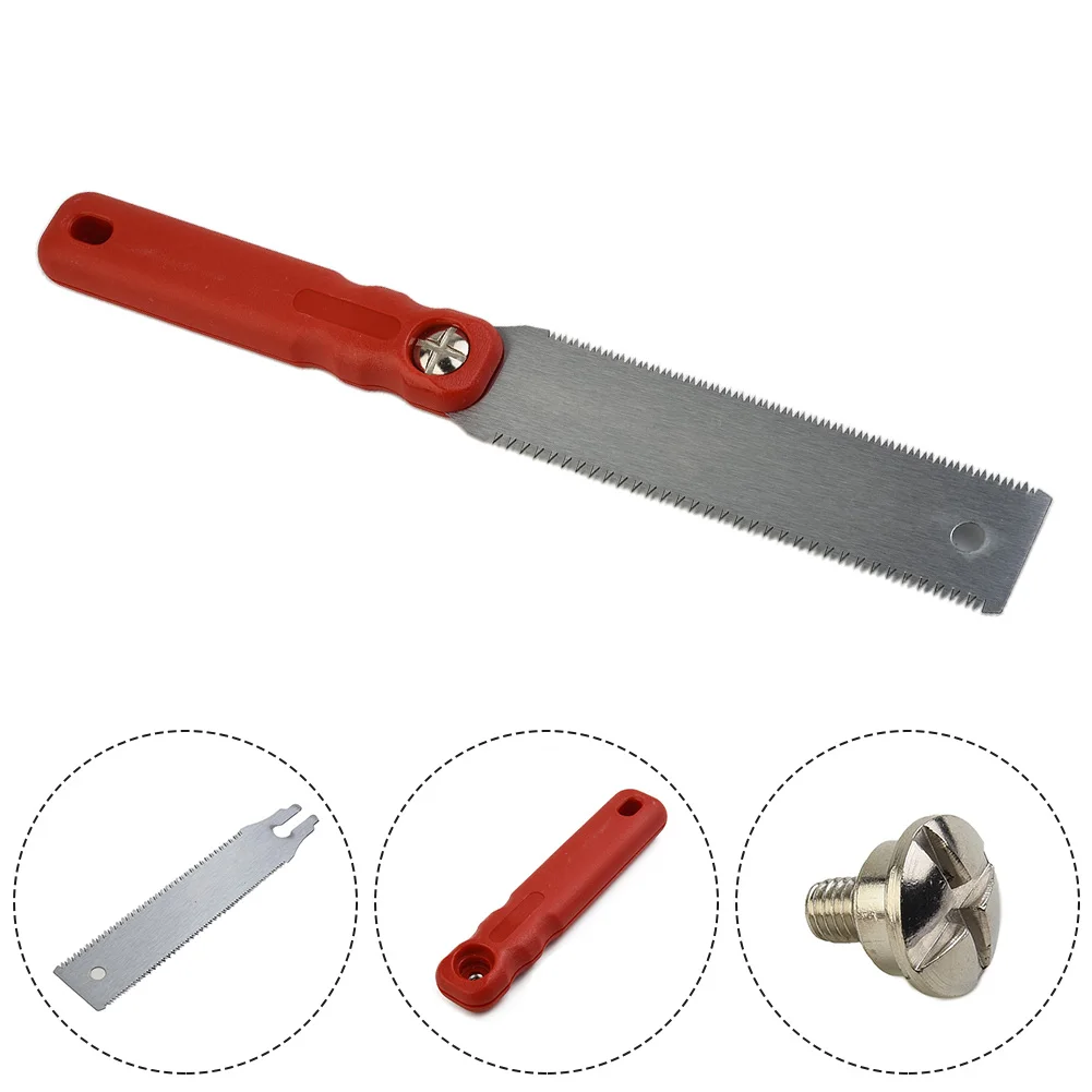 1PC Double Edged Japanese Pull Saw 65mn Steel Flexible Blade 3-edge Tooth Hand Saw For Wood Plastic Cutting Woodworking Tool
1PC Double Edged Japanese Pull Saw 65mn Steel Flexible Blade 3-edge Tooth Hand Saw For Wood Plastic Cutting Woodworking Tool