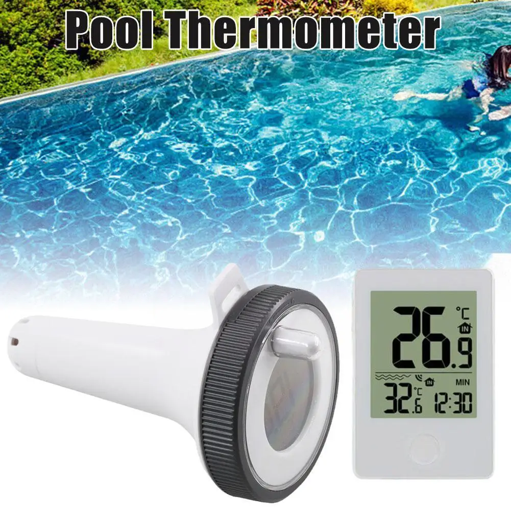 Wireless Floating Pool Thermometer LCD Display Pet Bath Suitable For Swimming Pool Bath Water Spa Aquarium And Fish Pond Y1V6
Wireless Floating Pool Thermometer LCD Display Pet Bath Suitable For Swimming Pool Bath Water Spa Aquarium And Fish Pond Y1V6