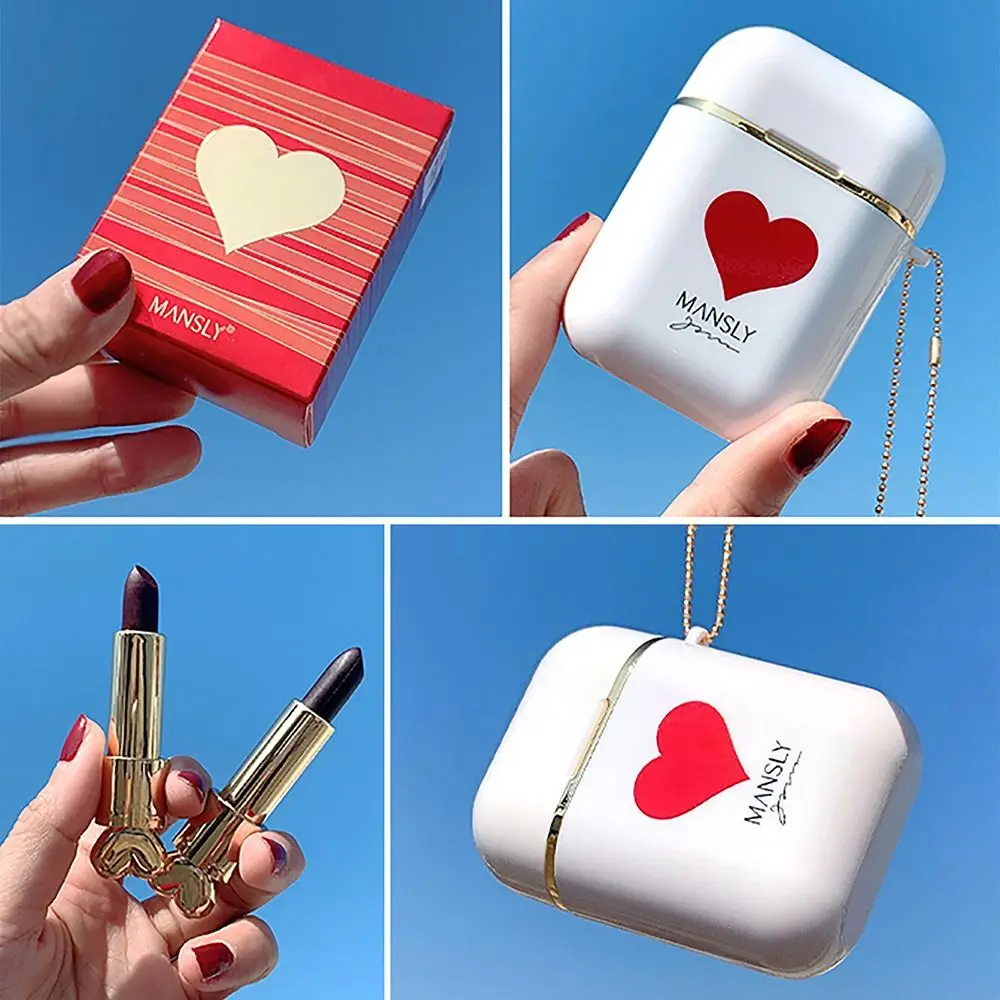 HEALLOR Hot Women Beauty Lip Care Double Tube Mini Headphones Shape Lipstick Love Heart
HEALLOR Hot Women Beauty Lip Care Double Tube Mini Headphones Shape Lipstick Love Heart