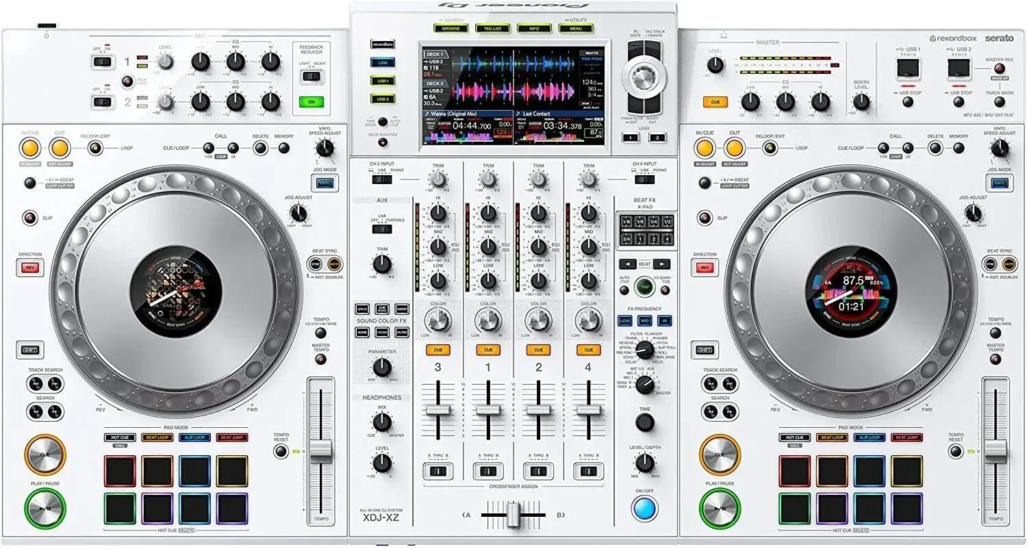Summer discount of 50% NEW Pioneer DJ XDJ-XZ-W 4ch Professional All-in-One DJ System
Summer discount of 50% NEW Pioneer DJ XDJ-XZ-W 4ch Professional All-in-One DJ System