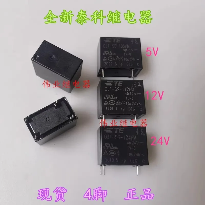 (Brand-new)1pcs/lot 100% original genuine relay:OJT-SS-105HM 112HM 124HM 5V 12V 24V 4pins 10A
(Brand-new)1pcs/lot 100% original genuine relay:OJT-SS-105HM 112HM 124HM 5V 12V 24V 4pins 10A