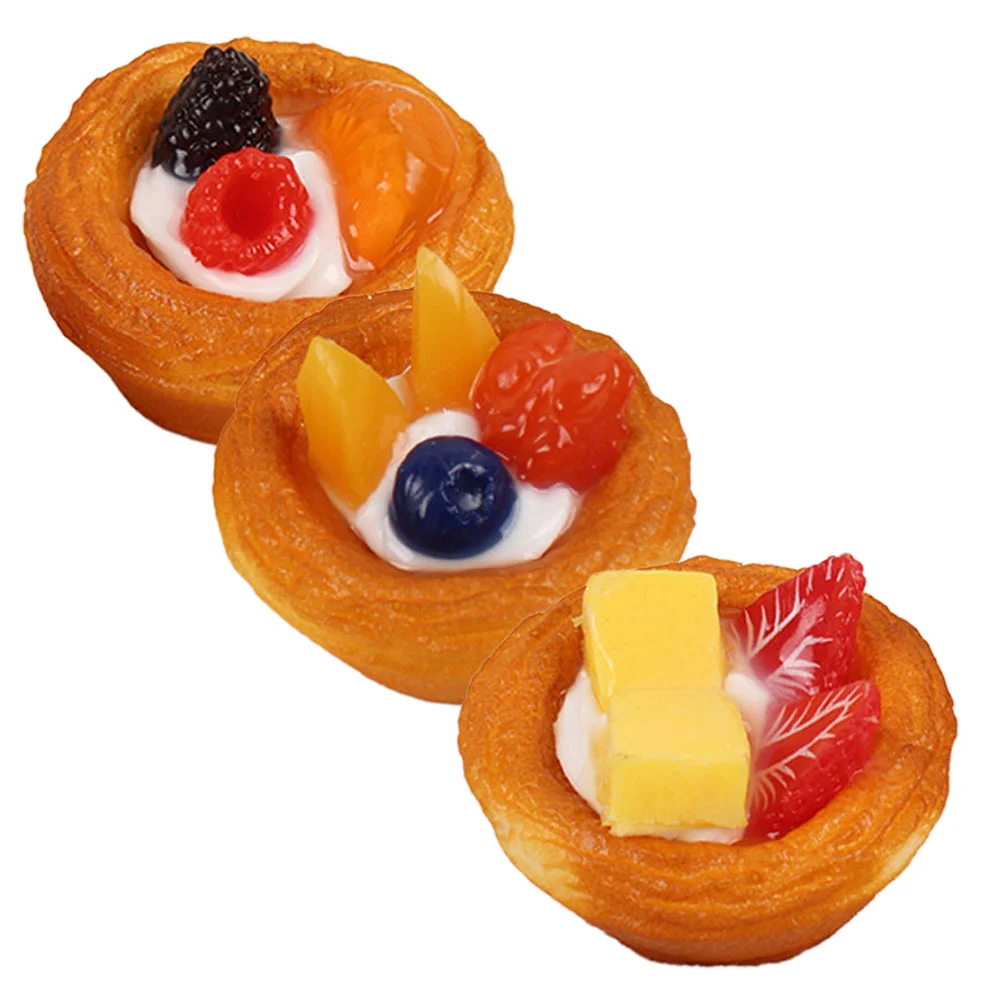 3 Pcs Artificial Egg Tart Refrigerator Magnet Food Magnets Pu Pastries Simulation Decoration
3 Pcs Artificial Egg Tart Refrigerator Magnet Food Magnets Pu Pastries Simulation Decoration