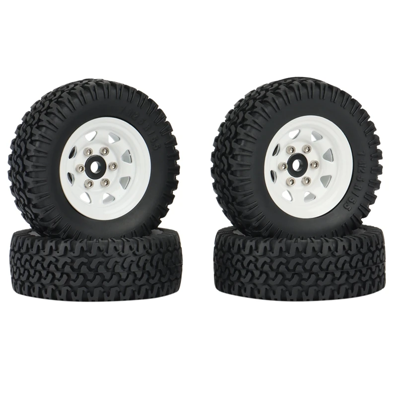 4PCS 1.55 Metal Beadlock Wheel Rim Tires Set for 1/10 RC Crawler Car Axial Jr 90069 D90 TF2 Tamiya CC01 LC70 MST,1
4PCS 1.55 Metal Beadlock Wheel Rim Tires Set for 1/10 RC Crawler Car Axial Jr 90069 D90 TF2 Tamiya CC01 LC70 MST,1