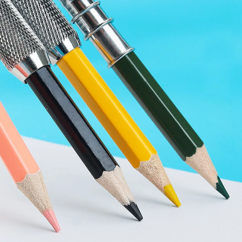 1 Piece Adjustable Single Head Pencil Extender Holder Sketch School Drawing Art Writing Instrument for Writing Metal Color Pole
1 Piece Adjustable Single Head Pencil Extender Holder Sketch School Drawing Art Writing Instrument for Writing Metal Color Pole