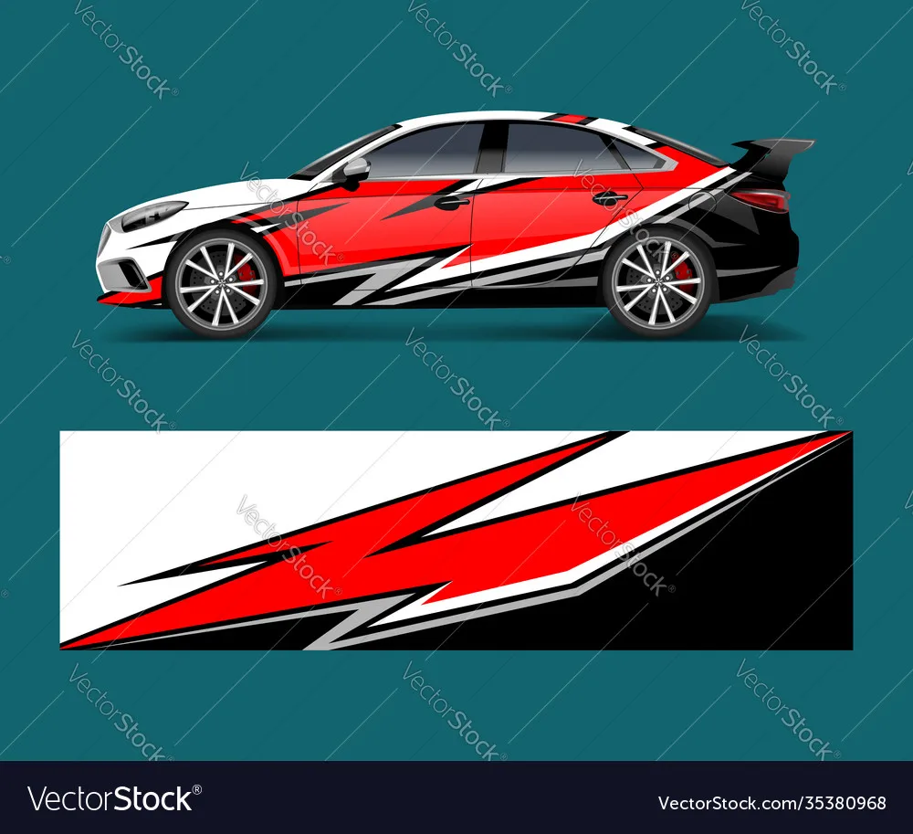 

Red Element Car Graphic Decal Full Body Racing Vinyl Wrap Car Full Wrap Sticker Decorative Car Decal Length 400cm Width 100cm