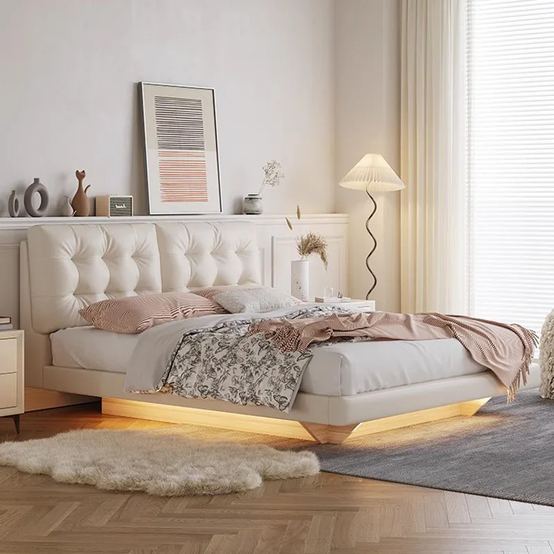 Modern Bedroom Light Bed Whitr High End Wood Human Queen Bed Bedding Sleeping European Cama Matrimonial Nordic Furniture
Modern Bedroom Light Bed Whitr High End Wood Human Queen Bed Bedding Sleeping European Cama Matrimonial Nordic Furniture