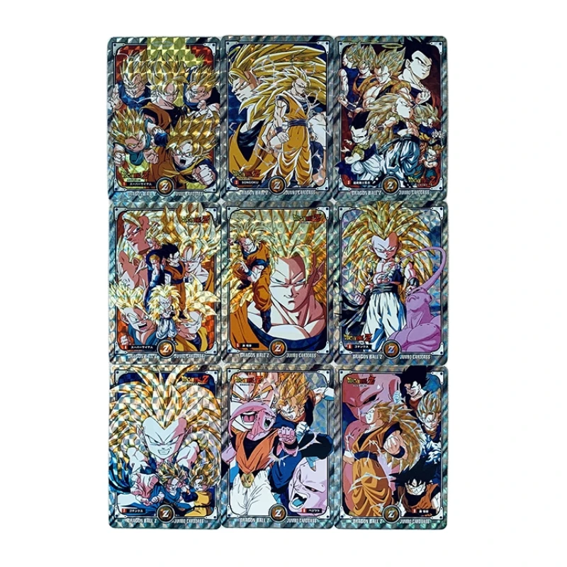 Dragon Ball DIY Son Goku Gohan Majin Buu OP01 Replica Refractive Grid Flash Card A Set of 9 Sheets Game Collection Cards Gift
Dragon Ball DIY Son Goku Gohan Majin Buu OP01 Replica Refractive Grid Flash Card A Set of 9 Sheets Game Collection Cards Gift