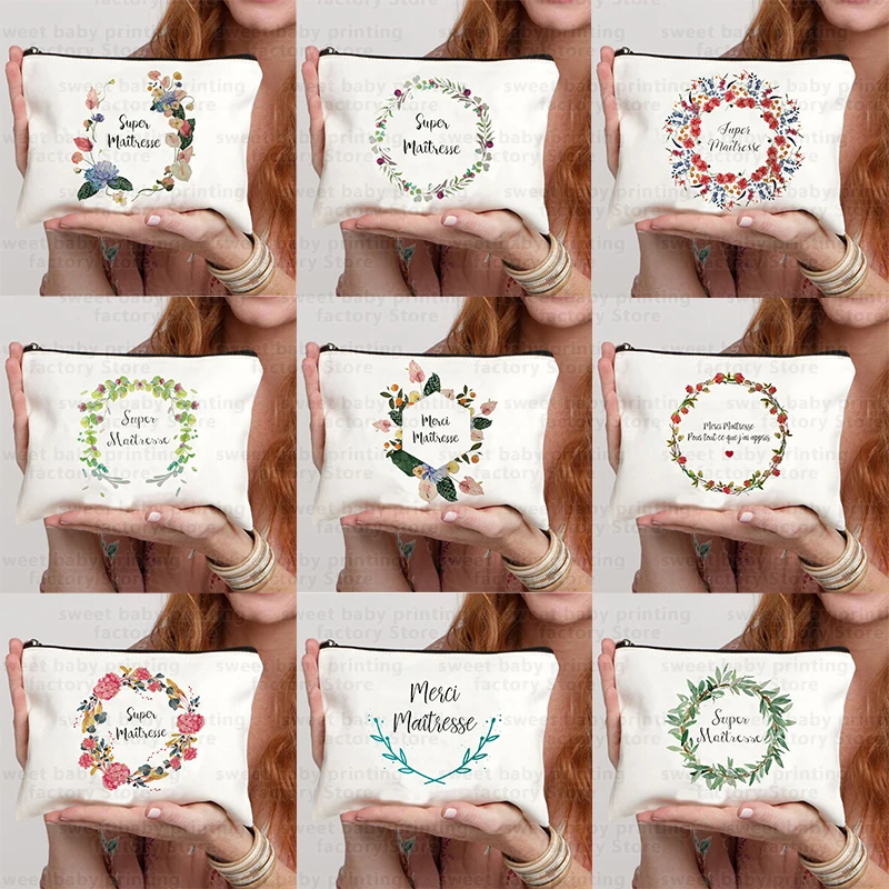 Female Storage Make Up Pouch Pencil Bag Gift for Teacher French Print Cosmetic Bag Women Makeup Case Travel Toiletries Organizer
Female Storage Make Up Pouch Pencil Bag Gift for Teacher French Print Cosmetic Bag Women Makeup Case Travel Toiletries Organizer