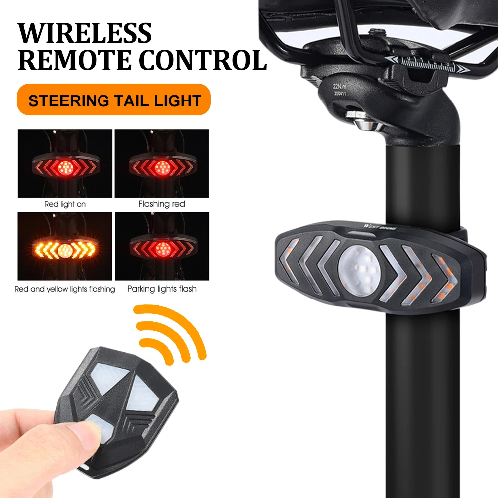 Bicycle Taillight MTB Road Bike Tail Light with Horn Turn Signal Warning Signal Lamp USB Rechargeable with Remote Control
Bicycle Taillight MTB Road Bike Tail Light with Horn Turn Signal Warning Signal Lamp USB Rechargeable with Remote Control