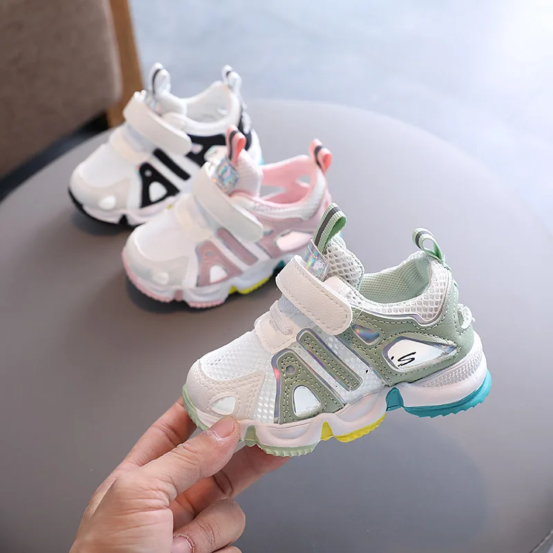 

2023 Summer Fashion Children's Cut-Outs Flat Heels Sandals Baby Soft Soled Shoes Small Child Kids Shoe Girls Boys Sandal