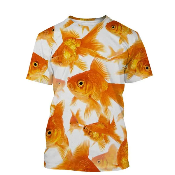 Summer Goldfish 3D Print T-Shirts Streetwear Men Women Casual Fashion Harajuku Oversized O-Neck T Shirt Tees Tops Clothing
Summer Goldfish 3D Print T-Shirts Streetwear Men Women Casual Fashion Harajuku Oversized O-Neck T Shirt Tees Tops Clothing