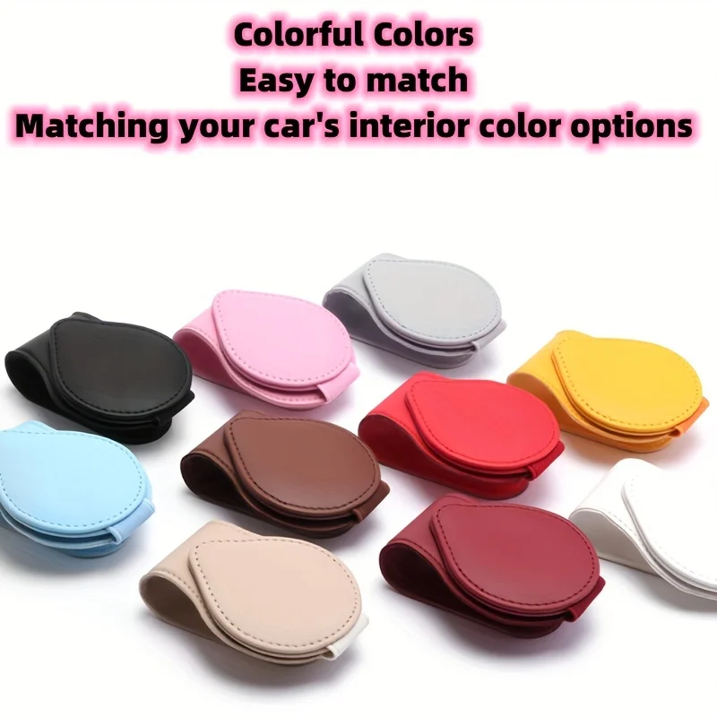1pc Multifunctional Car Glasses Clip, PU Leather Suitable For All Kinds Of Models Sun Visor, Ten Colors Can Be Selected
1pc Multifunctional Car Glasses Clip, PU Leather Suitable For All Kinds Of Models Sun Visor, Ten Colors Can Be Selected