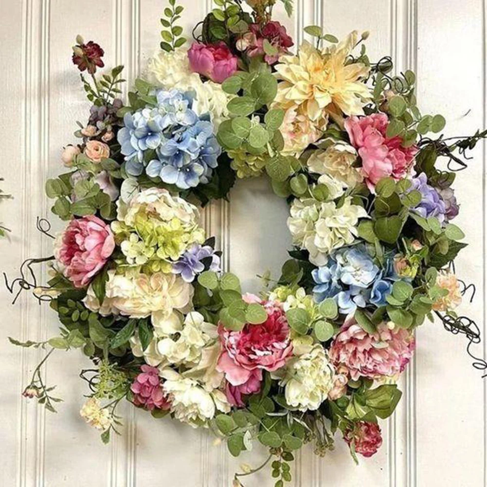 Hydrangea Eucalyptus Wreath Artificial Eucalyptus Leaves Wreath Spring Summer Greenery Wreath For Front Door Garden Outside Deco
Hydrangea Eucalyptus Wreath Artificial Eucalyptus Leaves Wreath Spring Summer Greenery Wreath For Front Door Garden Outside Deco