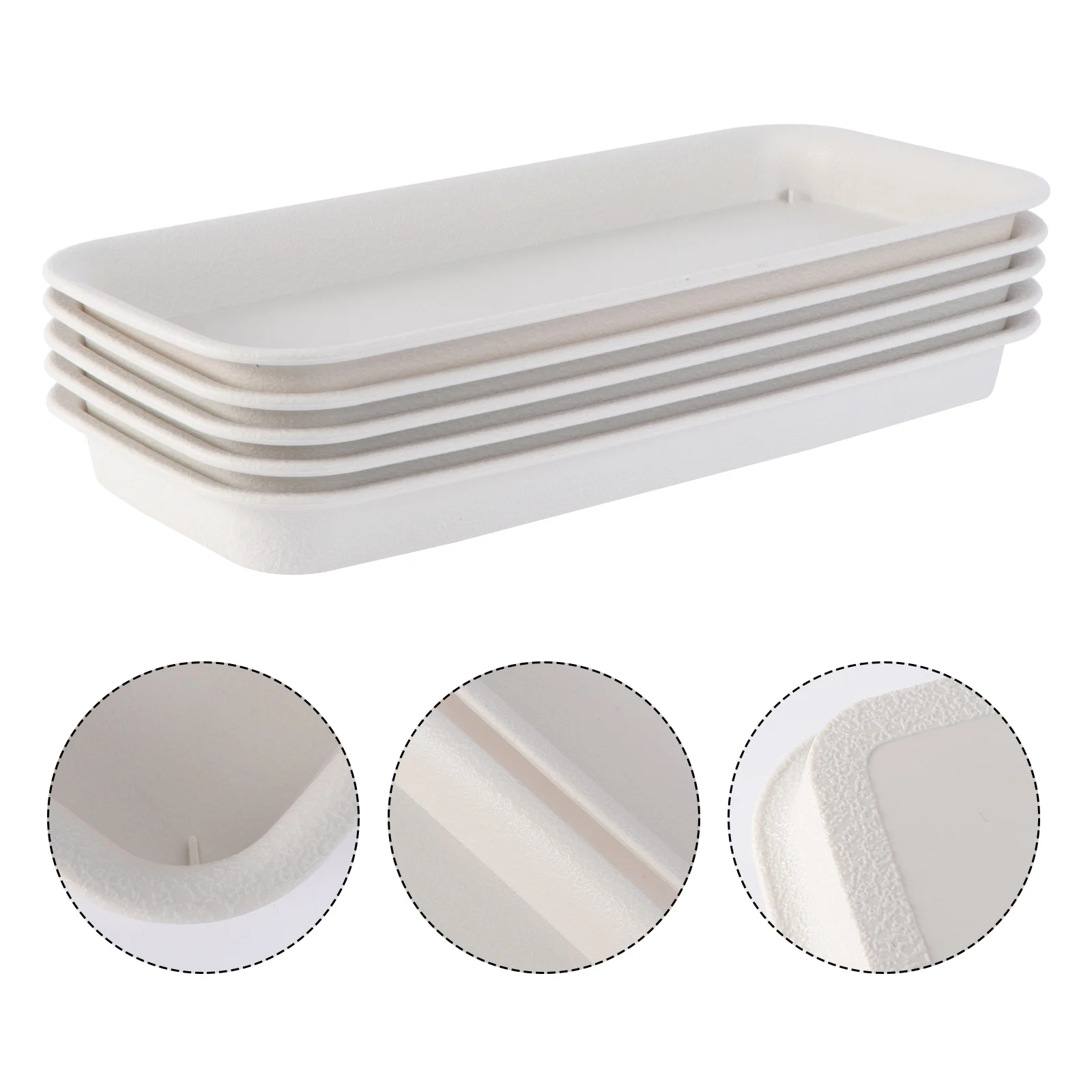 5pcs Flower Pots Trays Square Saucer Gardening Bonsai Base Tray Drip Tray Plants Pots Tray Flowerpot Water Plate
5pcs Flower Pots Trays Square Saucer Gardening Bonsai Base Tray Drip Tray Plants Pots Tray Flowerpot Water Plate