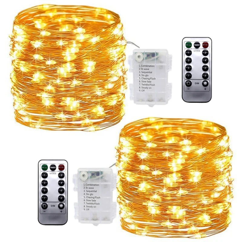 Garden Yard Christmas Decorations Remote Control LED Copper Wire Light Holiday Fairy Light Party Wedding Light String Home Decor
Garden Yard Christmas Decorations Remote Control LED Copper Wire Light Holiday Fairy Light Party Wedding Light String Home Decor