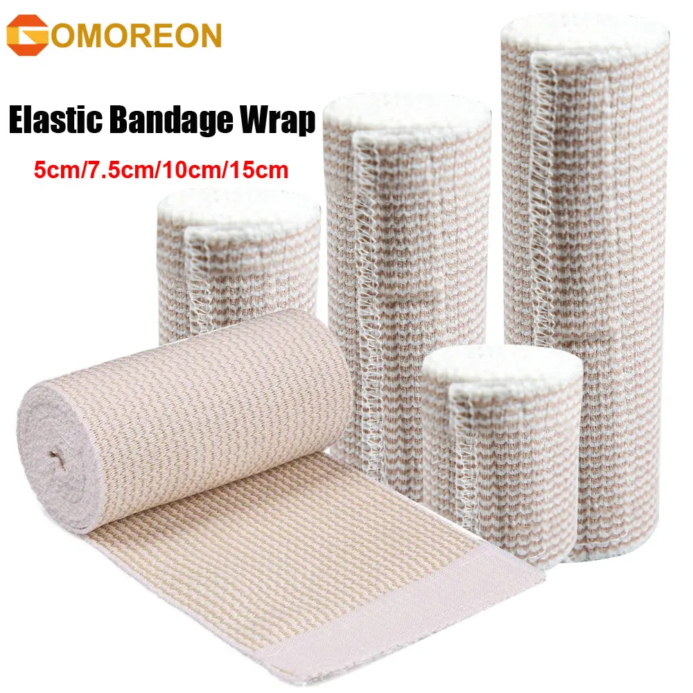 1Roll Premium Elastic Bandage Wrap, Strong Compression Bandage Wrap with Self-Closure for Sports, Sprains, Wrist, Ankle and Foot
1Roll Premium Elastic Bandage Wrap, Strong Compression Bandage Wrap with Self-Closure for Sports, Sprains, Wrist, Ankle and Foot