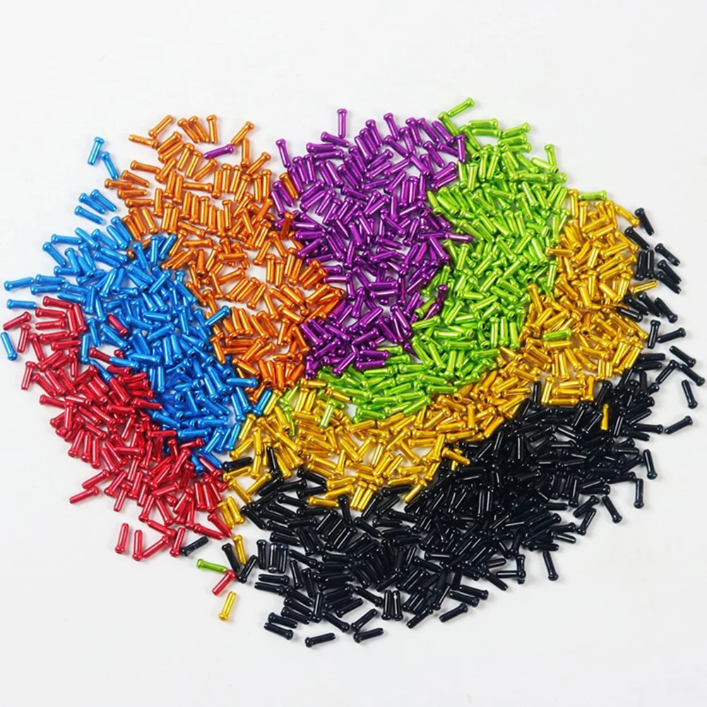 50Pcs Bicycle Cable End Cap Aluminum Alloy Brake Shifter Inner Cable Tips Crimps Mixed Color Brake Wire Protection Tail Cap
50Pcs Bicycle Cable End Cap Aluminum Alloy Brake Shifter Inner Cable Tips Crimps Mixed Color Brake Wire Protection Tail Cap