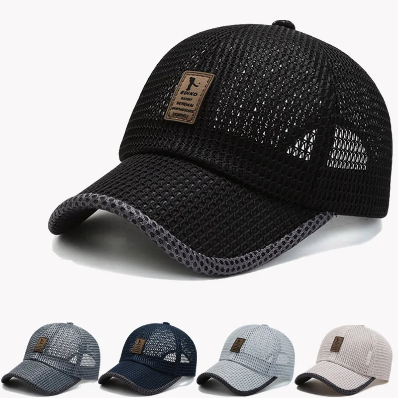 

2024 NEW Spring and Autumn Summer Leisure Outdoor Men's and Women's Same Style Hat Breathable Mesh Baseball Hat Sunshade Hat