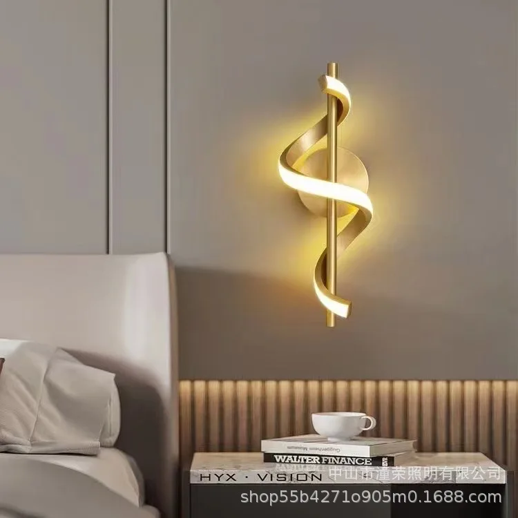 Nordic Creative S-shaped Wall Lamp Bedroom Bedside Lamp Modern and Minimalist Living Room Cabinet Background Corridor Wall Lamp
Nordic Creative S-shaped Wall Lamp Bedroom Bedside Lamp Modern and Minimalist Living Room Cabinet Background Corridor Wall Lamp