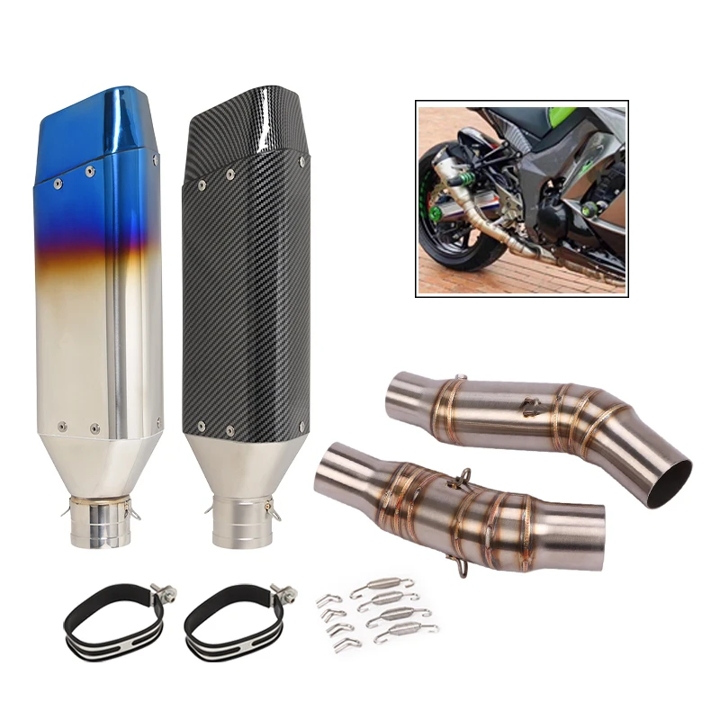 For Kawasaki Z1000 2010-2021 Z1000SX 2010-2019 Motorcycle Exhaust System Left&Right Mid Connect Pipe Muffler Escape DB Killer
For Kawasaki Z1000 2010-2021 Z1000SX 2010-2019 Motorcycle Exhaust System Left&Right Mid Connect Pipe Muffler Escape DB Killer