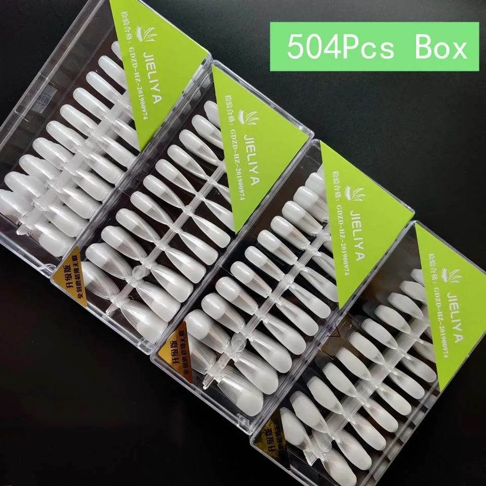 504Pcs Box Nails Tip Soft Gel X False Nails Extension System Full Cover Sculpted Semi-frosted Fake Nail Press On Tips
504Pcs Box Nails Tip Soft Gel X False Nails Extension System Full Cover Sculpted Semi-frosted Fake Nail Press On Tips