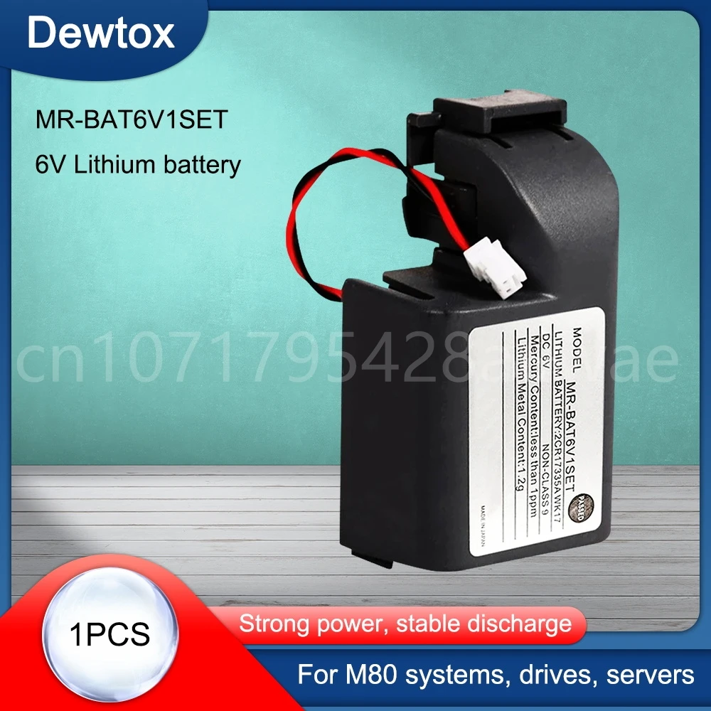 1PCS MR-BAT6V1SET MR-J4 6V PLC Battery 2CR17335A WK17 Batteries with White Connectors for Servo CNC System
1PCS MR-BAT6V1SET MR-J4 6V PLC Battery 2CR17335A WK17 Batteries with White Connectors for Servo CNC System