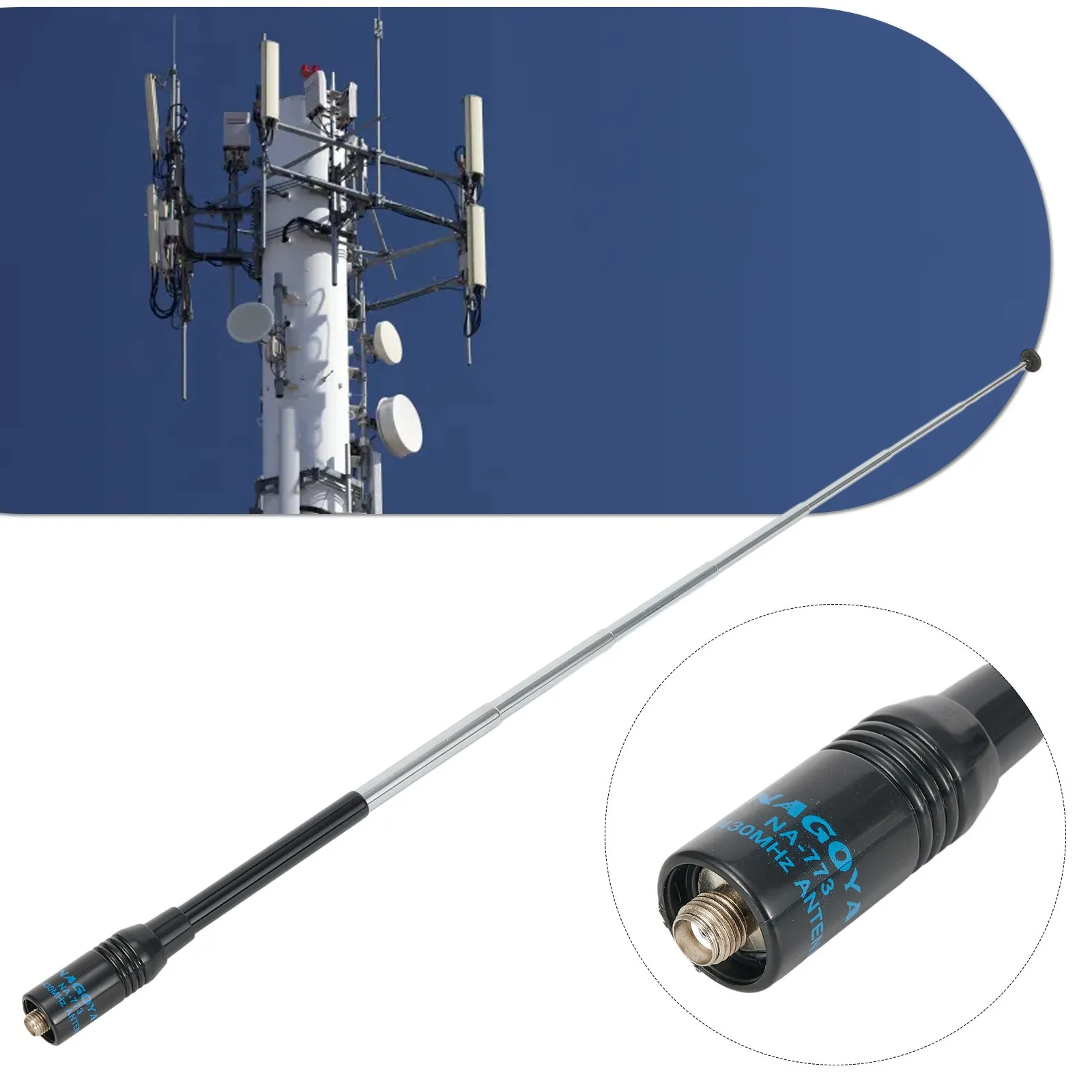 2.15db/3.0db Dual Band Antenna NA-773 SMA-Female Antenna For Baofeng UV-5R UV-B5 82 BF-888s Radio 144/430MHz Pigtail Cable
2.15db/3.0db Dual Band Antenna NA-773 SMA-Female Antenna For Baofeng UV-5R UV-B5 82 BF-888s Radio 144/430MHz Pigtail Cable