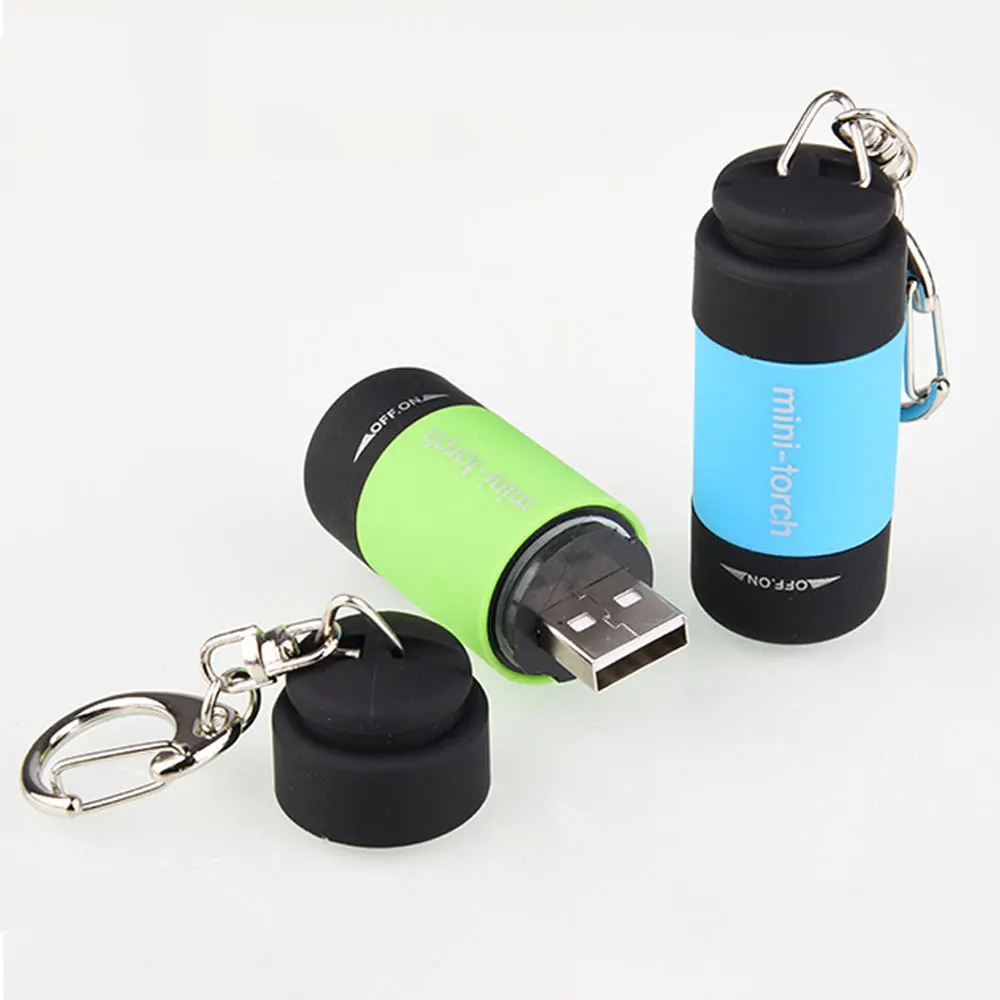 

Led Mini Torch Light Portable USB Rechargeable Pocket Keychain Flashlights Waterproof Outdoor Hiking Camping Torch Lamp Lantern