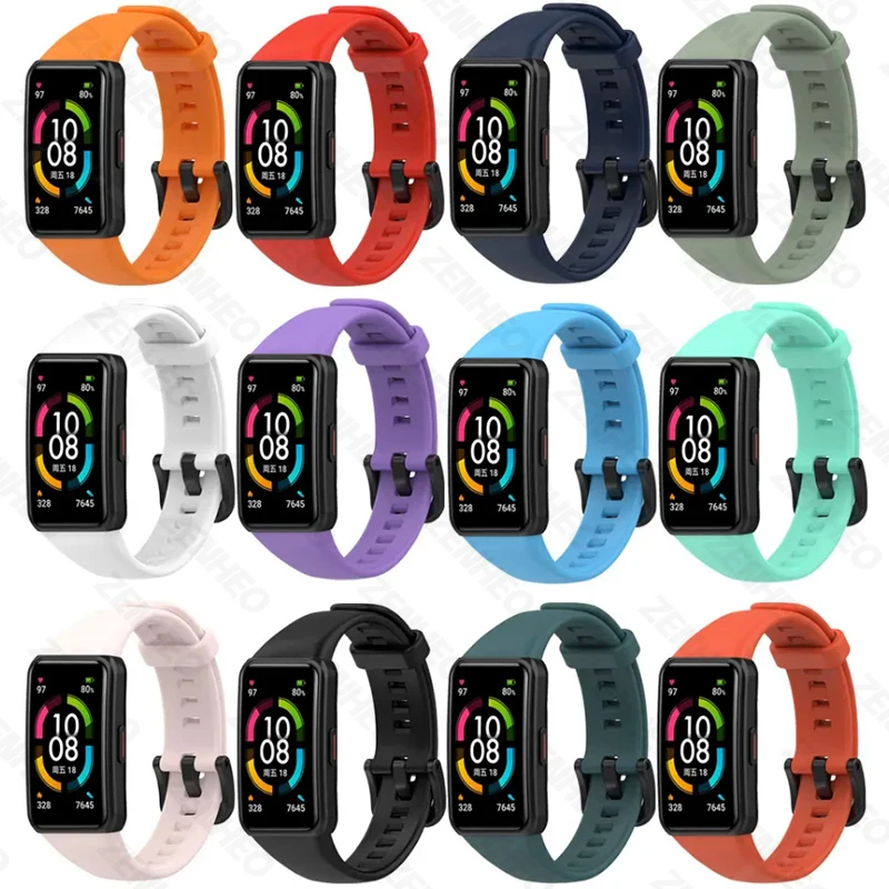 Мягкий силиконовый спортивный ремешок для Huawei Band 6, сменный ремешок для смарт-браслета Huawei Watch Band 6 Honor Band 6
Мягкий силиконовый спортивный ремешок для Huawei Band 6, сменный ремешок для смарт-браслета Huawei Watch Band 6 Honor Band 6