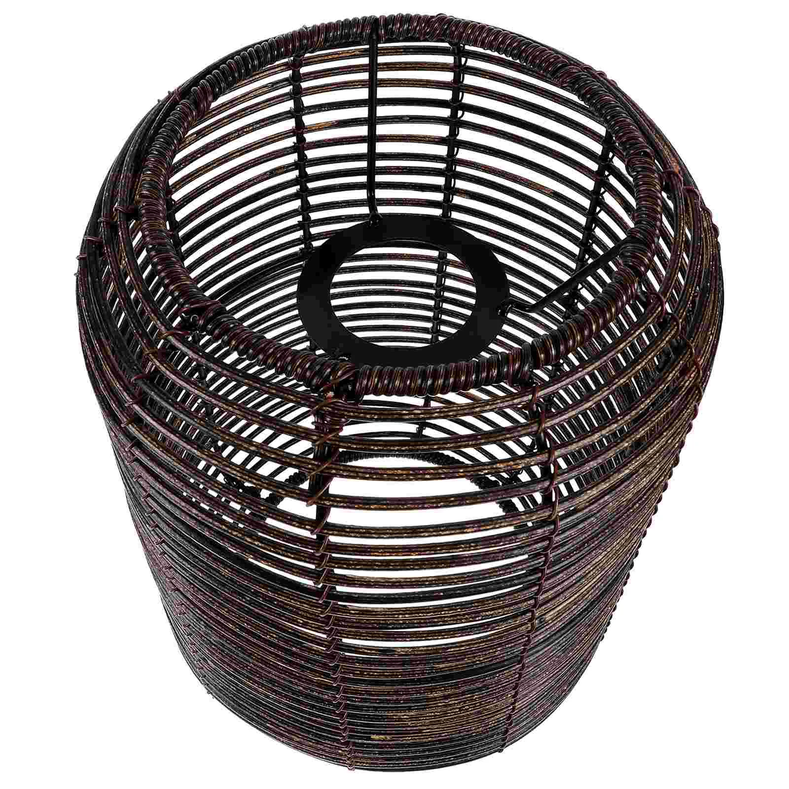 Woven Pendant Lamp Shade Imitation Rattan Lampshade Hand Weaved Chandelier Lampshade Ceiling Rattan Hanging Lamp Shade Light
Woven Pendant Lamp Shade Imitation Rattan Lampshade Hand Weaved Chandelier Lampshade Ceiling Rattan Hanging Lamp Shade Light