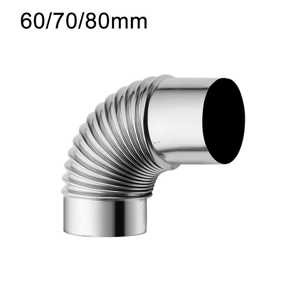 60/70/80mm Stainless Steel 90 Degree Elbow Pipe Chimney Liner Bend 90° Multi Flue Stove Pipe Vents Accessories
60/70/80mm Stainless Steel 90 Degree Elbow Pipe Chimney Liner Bend 90° Multi Flue Stove Pipe Vents Accessories