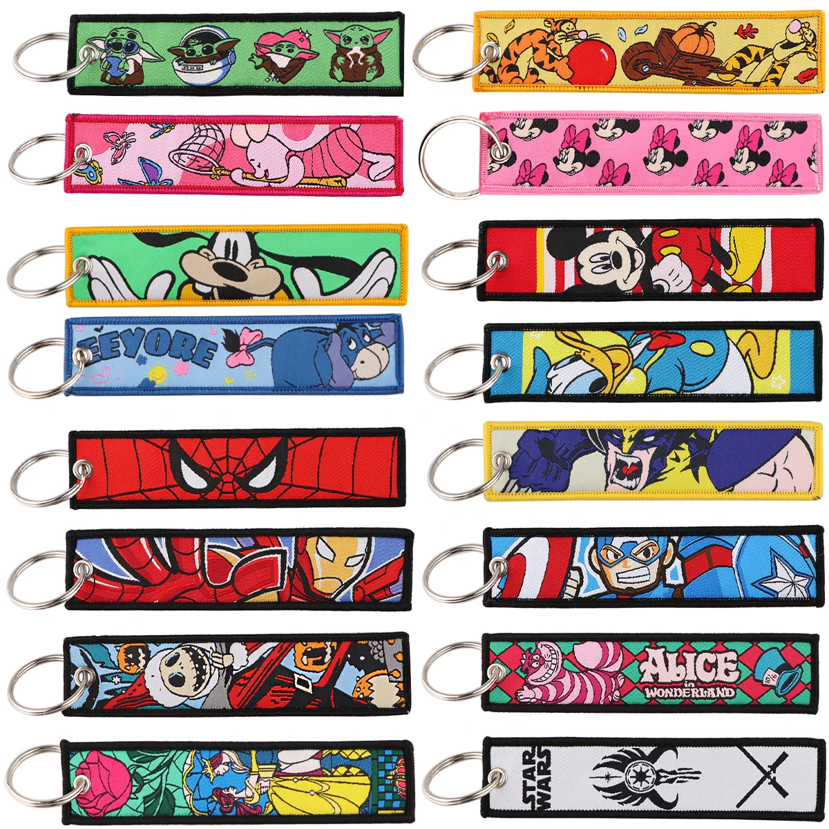 Funny Cute Characters Jet Tag Anime Embroidery Key Tag Key Holders for Motorcycles Cars Backpacks Decorative Keyrings Gift 1PCS
Funny Cute Characters Jet Tag Anime Embroidery Key Tag Key Holders for Motorcycles Cars Backpacks Decorative Keyrings Gift 1PCS