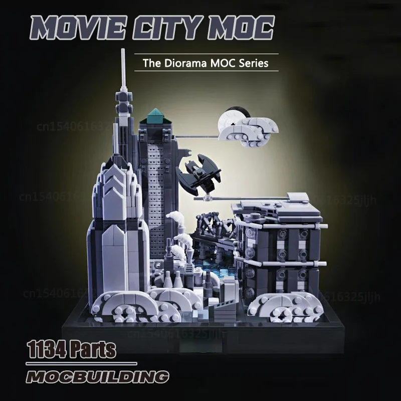 Famous Movie Scene City MOC Building Blocks Architecture Technology Bricks DIY Assembly Display Model Creative Puzzle Toys Xmas
Famous Movie Scene City MOC Building Blocks Architecture Technology Bricks DIY Assembly Display Model Creative Puzzle Toys Xmas