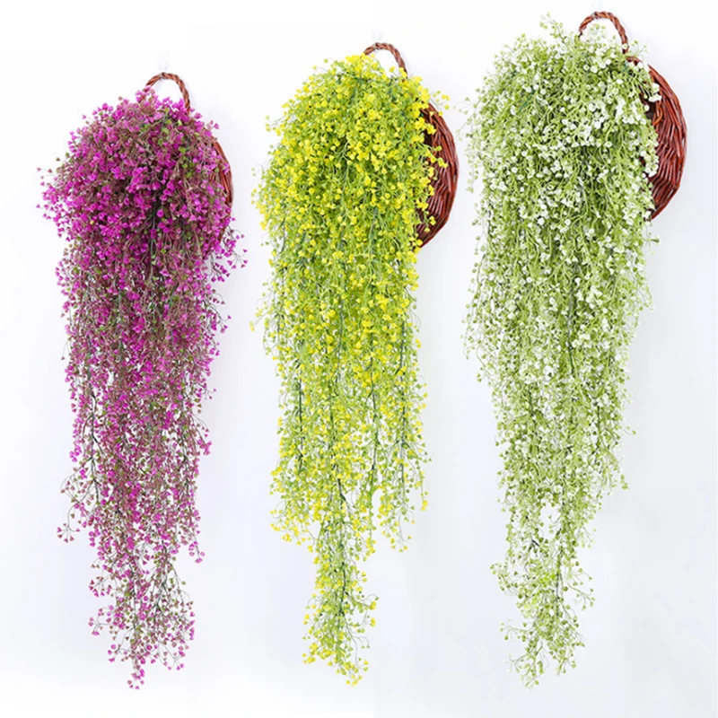 1PC Artificial Fake Flower Vine Garden Decoration Hanging Garland Plant Artificial Plants Home Garden Wedding Decor
1PC Artificial Fake Flower Vine Garden Decoration Hanging Garland Plant Artificial Plants Home Garden Wedding Decor