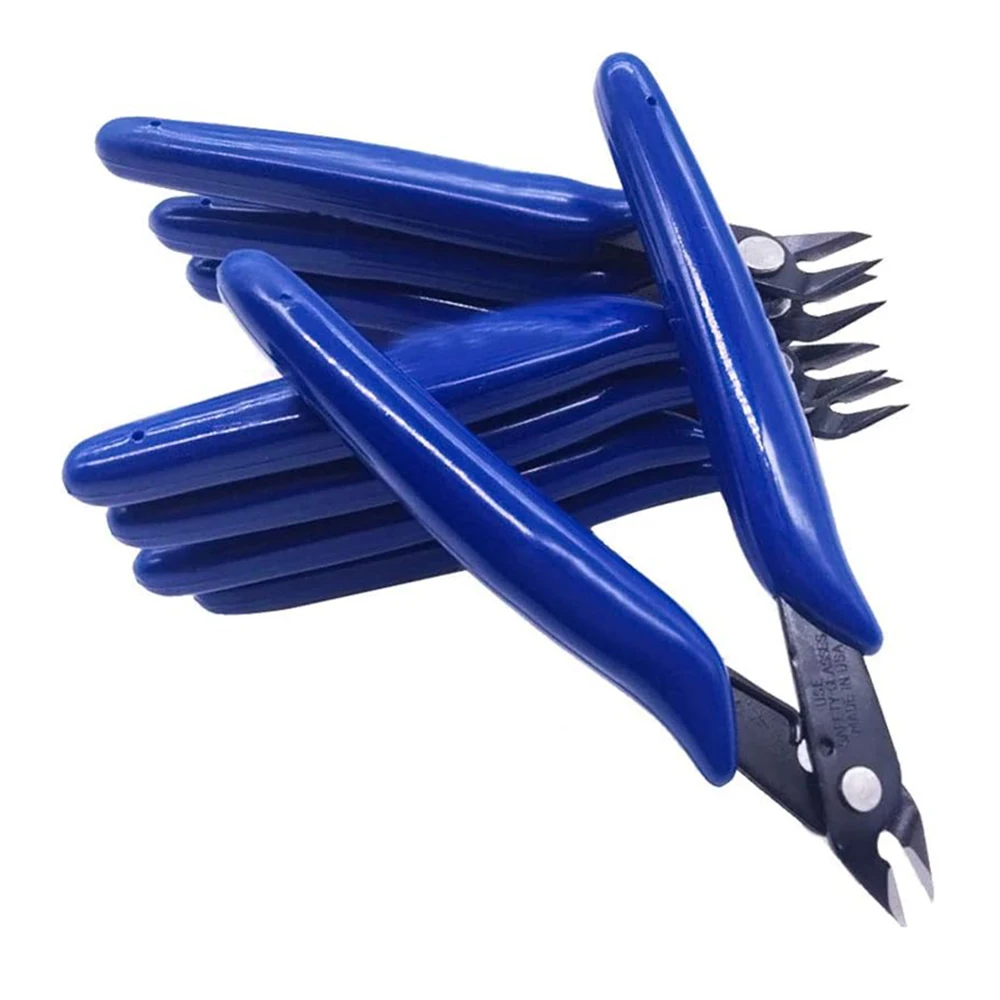 

5/10pcs Diagonal Pliers Multi Functional Tools Electrical Wire Cable Cutters Cutting Side Snips Flush Stainless Steel Nipper