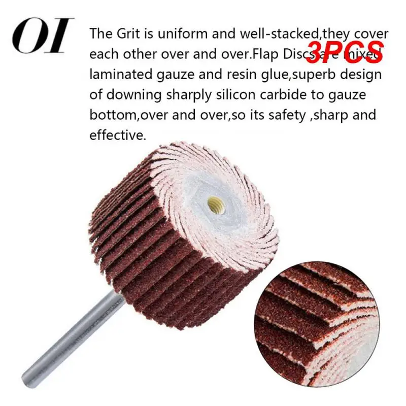 3PCS AleekitSanding Flap Set With 3mm Shank Grinding Wheel Head Sander Abrasive Tool Sandpaper Rust Removal For Dremel Rotary
3PCS AleekitSanding Flap Set With 3mm Shank Grinding Wheel Head Sander Abrasive Tool Sandpaper Rust Removal For Dremel Rotary
